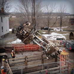 The launch of the veteran Robbins machine in Toronto, Canada