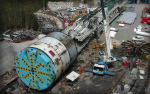 Robbins Single Shield TBM launched at Pajares