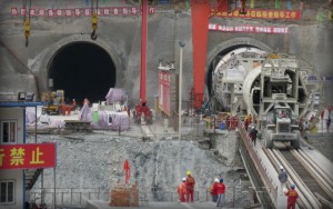 Main Beam TBM for the West Qinling Rail Project