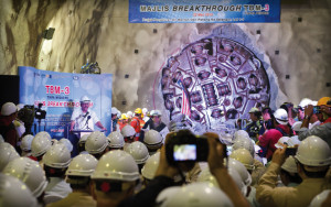 TBM breakthrough in Malaysia, March 2013.