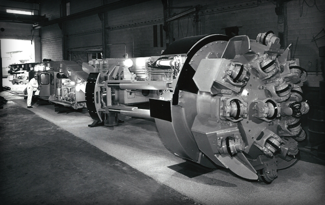 The original Main Beam TBM, manufactured by Robbins in 1968.