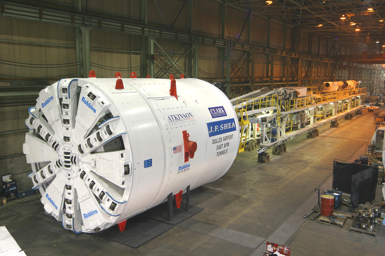 Dulles Airport Train System Robbins