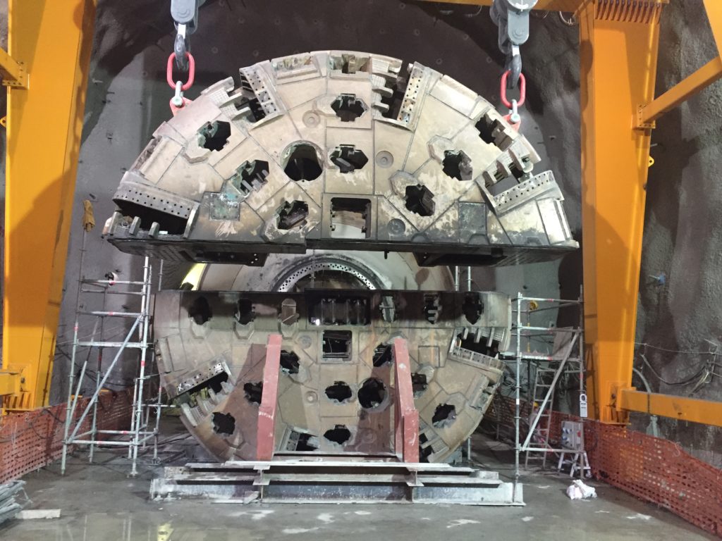 TBM Disassembly in Devoll, Albania